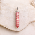 Rhodochrosite Pencil Pendant