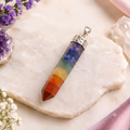 7 Chakra Pencil Pendant