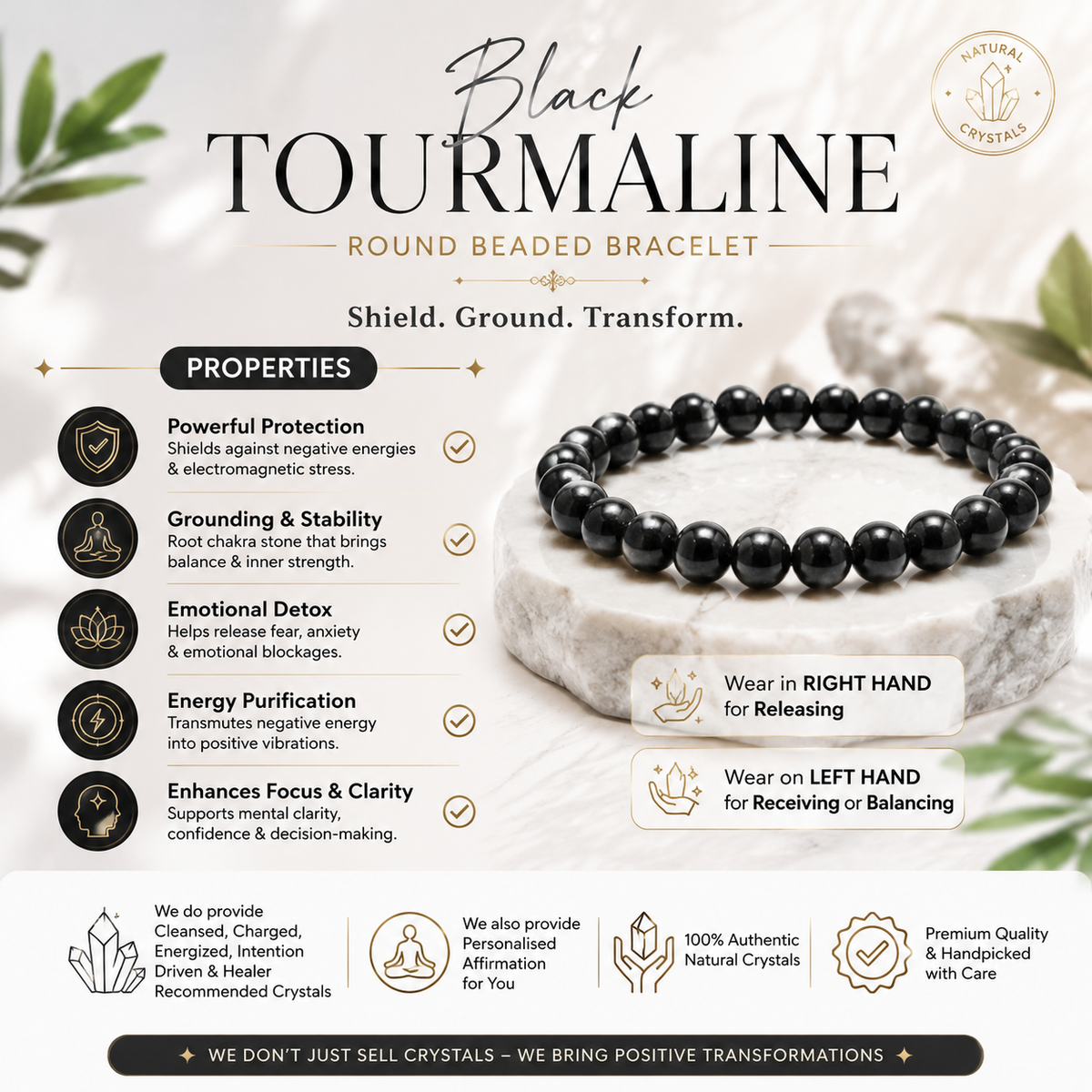 Black Tourmaline Bracelet