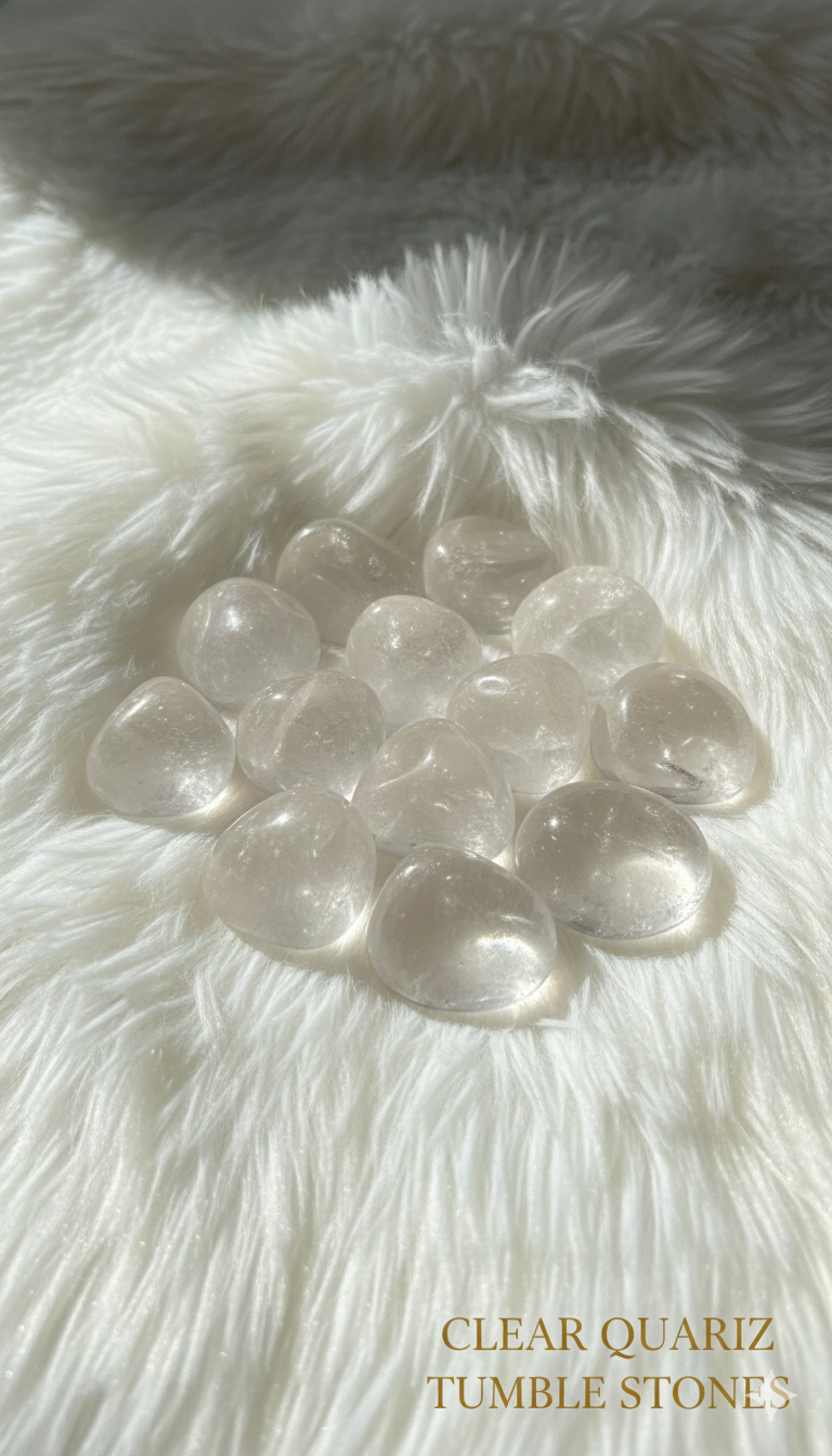 Clear Quartz Tumble Stones