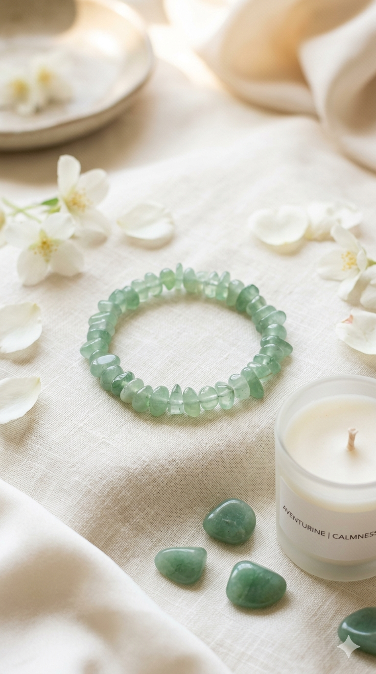 Green Aventurine Chips Bracelet