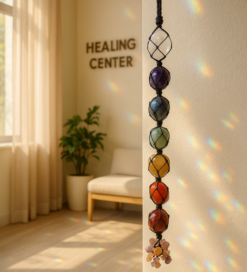 7 Chakra Crystal Hanger