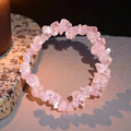Rose Quartz Chips Bracelet