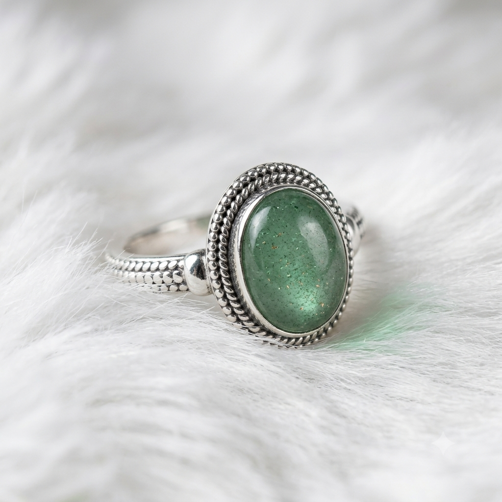 Green Aventurine Ring