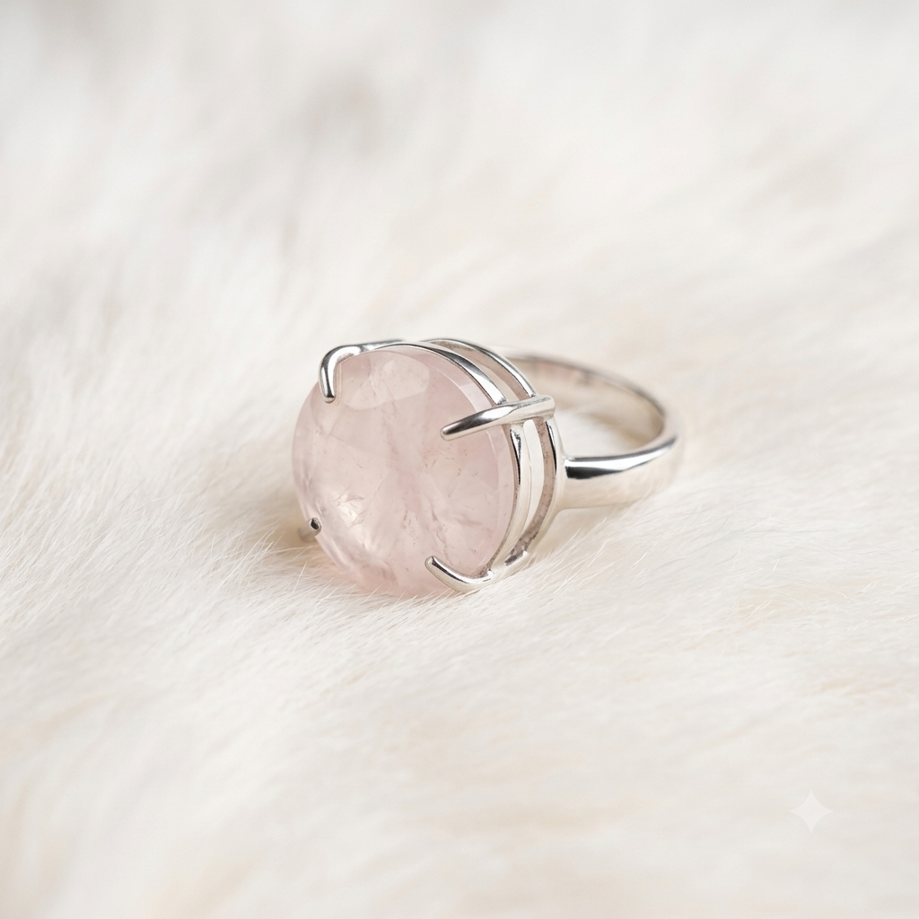 Rose Quartz Ring