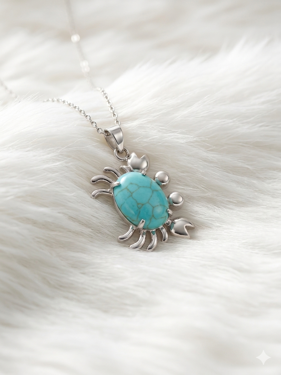 African Turquoise Pendant