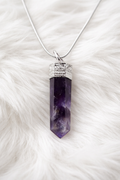 Amethyst Pencil Pendant