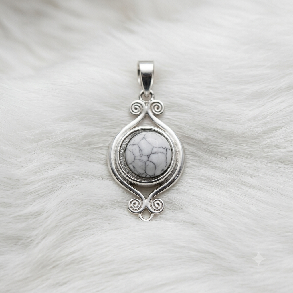 Howlite Pendant