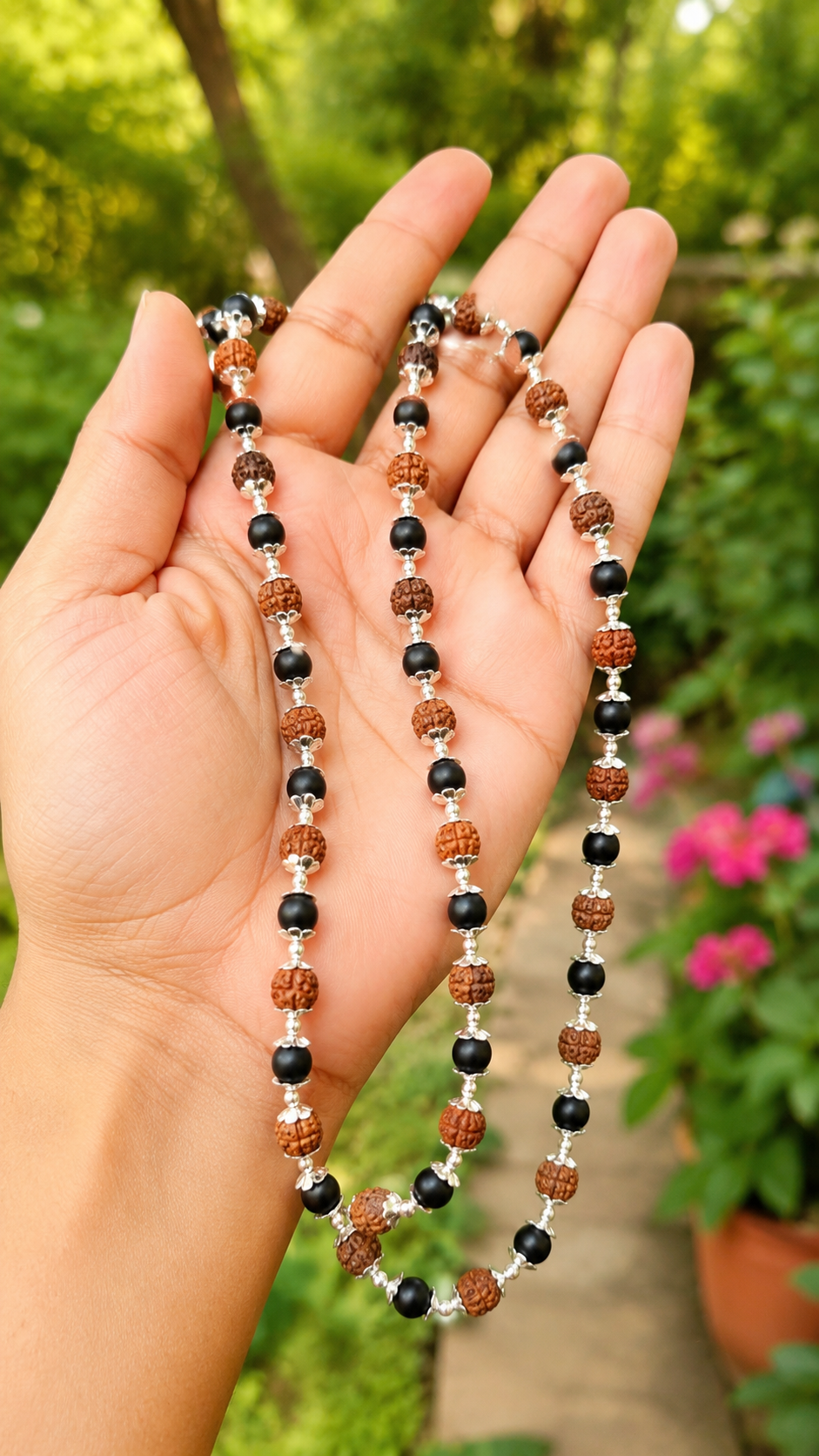 Karungali Rudraksh Mala