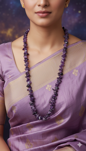 Amethyst Chip Mala