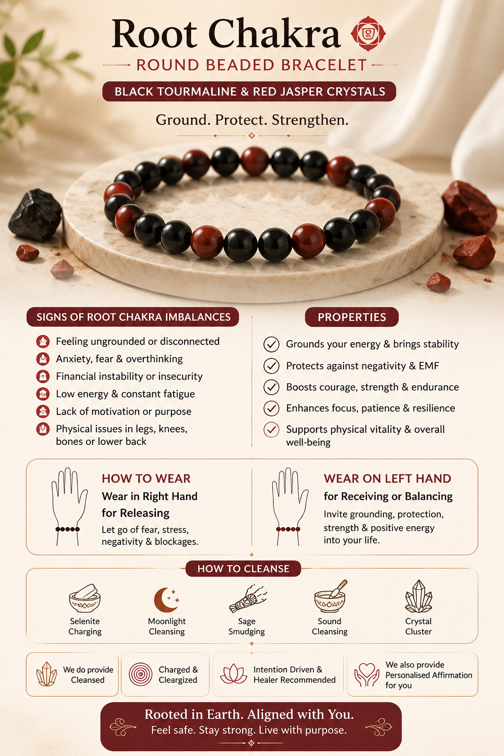 Root Chakra Bracelet