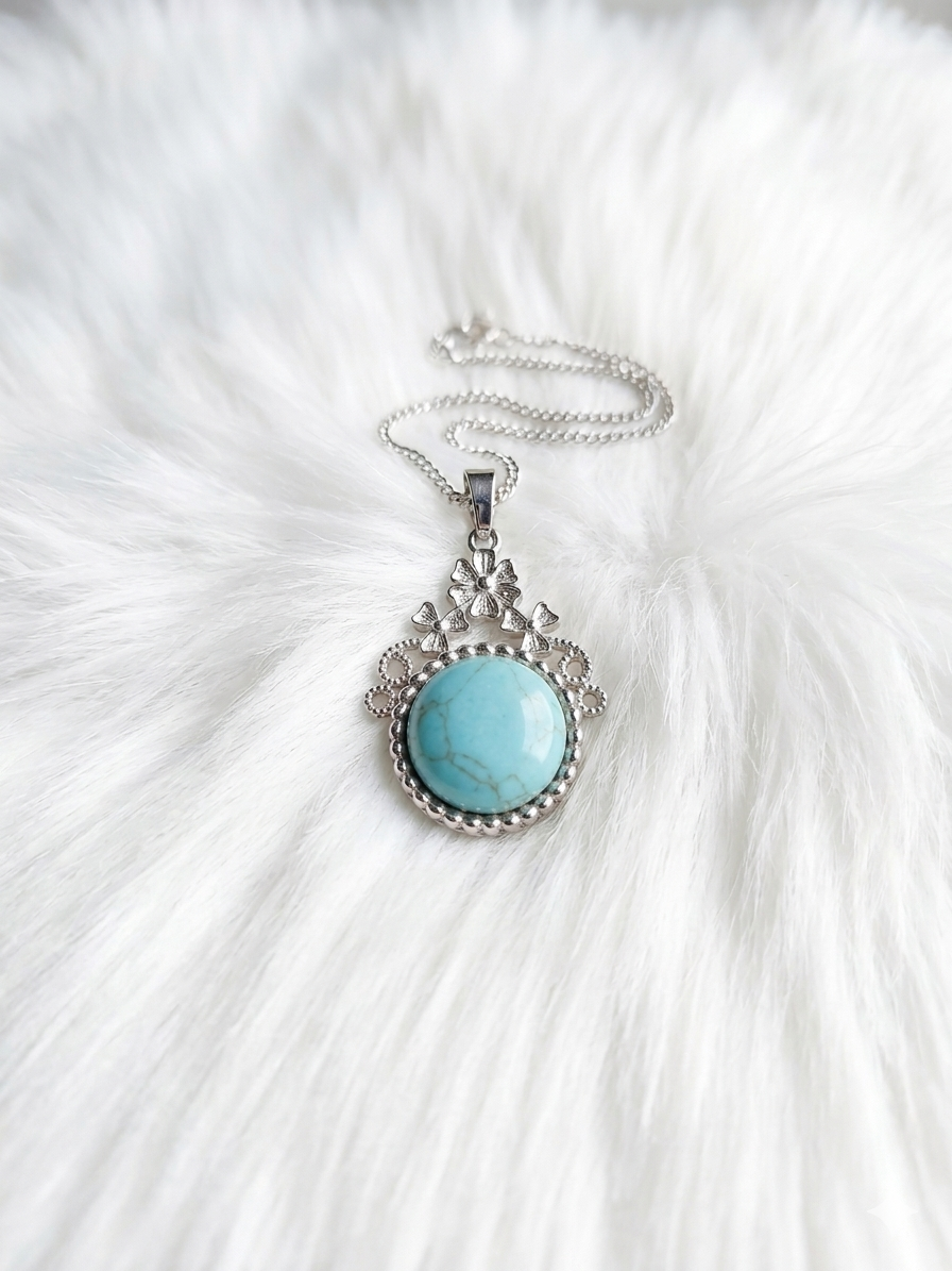 African Turquoise Pendant