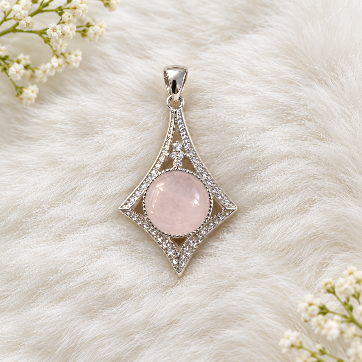 Rose Quartz Pendant
