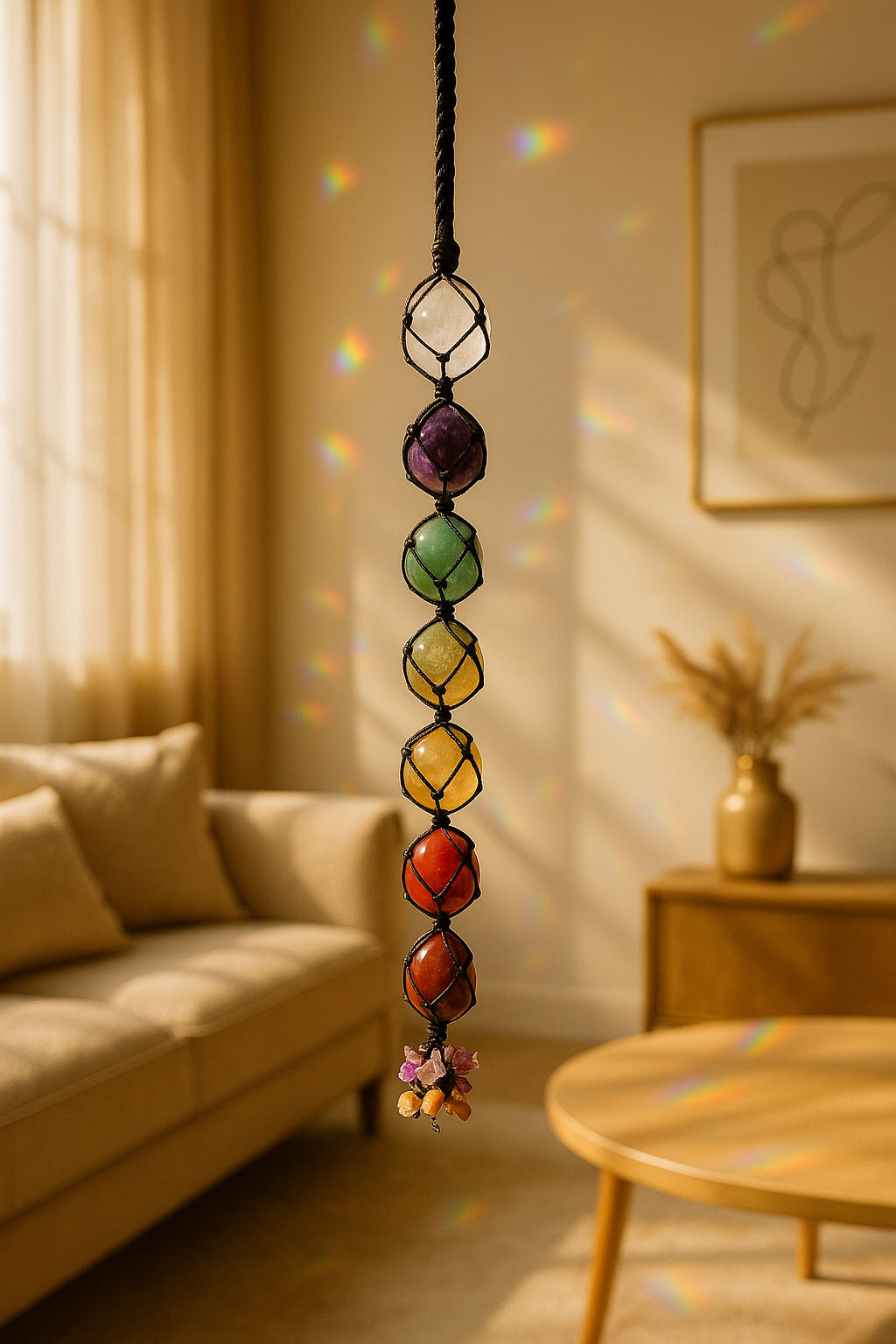7 Chakra Crystal Hanger