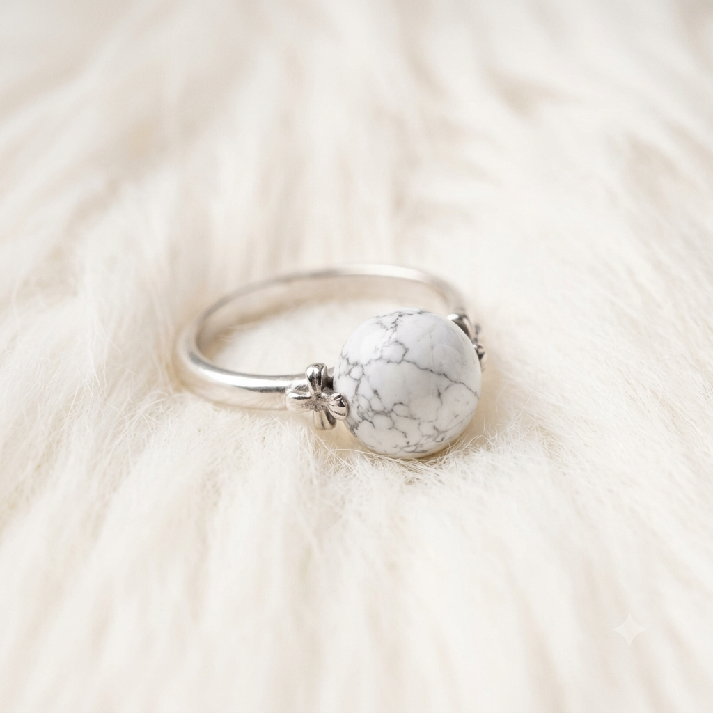 Howlite Ring