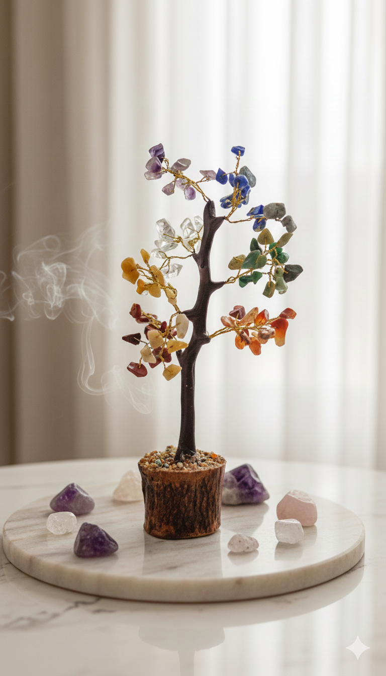 7 Chakra Crystal Tree