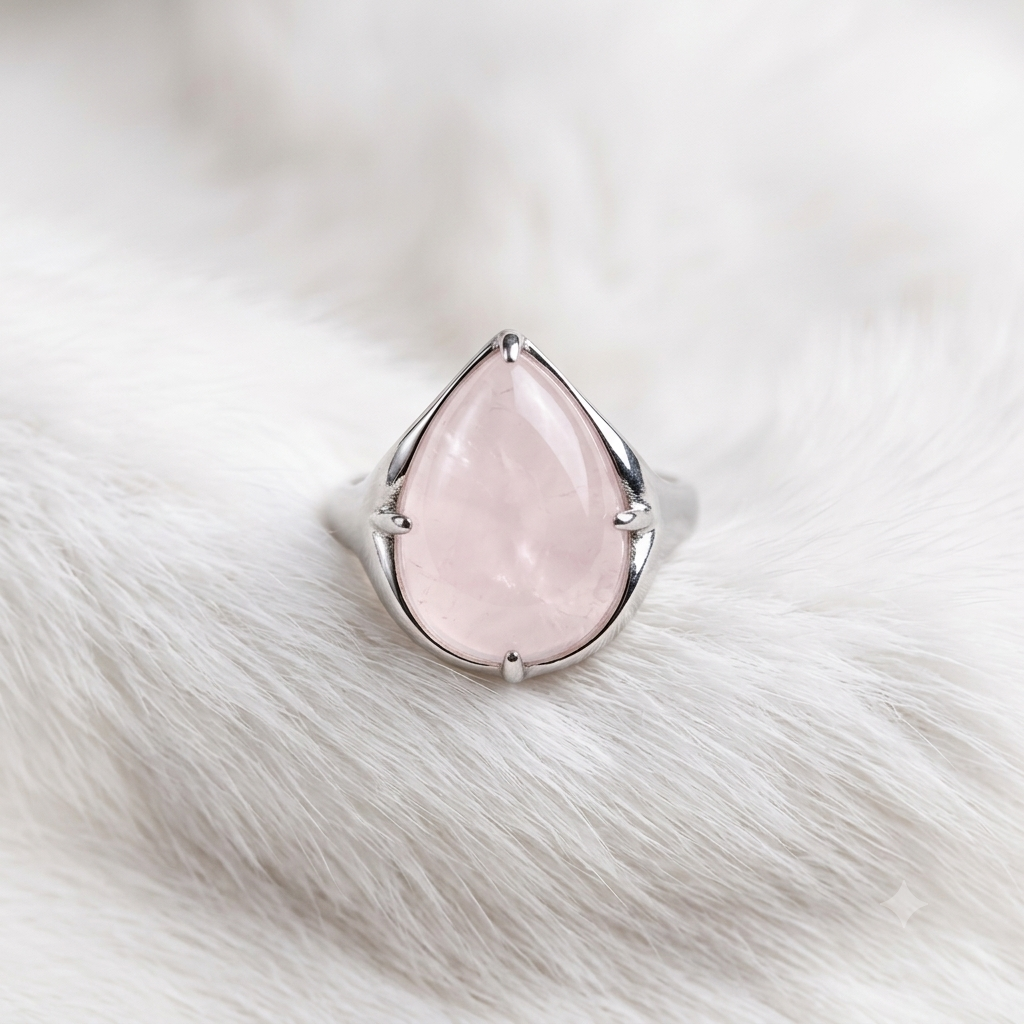 Rose Quartz Ring