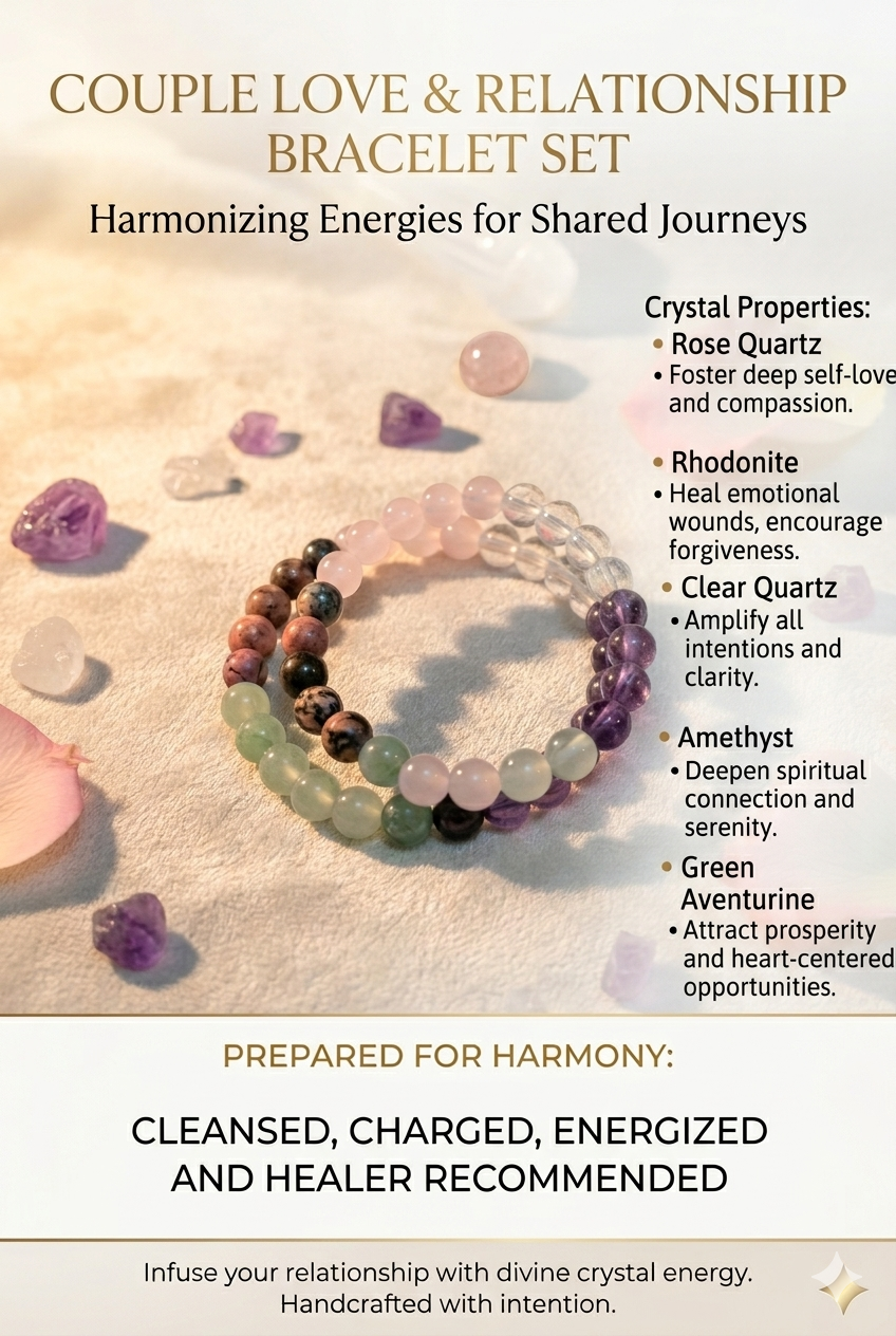 Couple Love Relationship Healing Bracelet