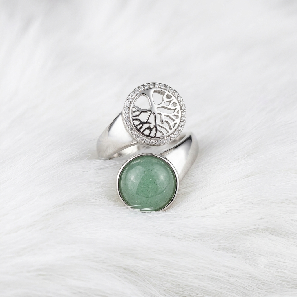 Green Aventurine Ring