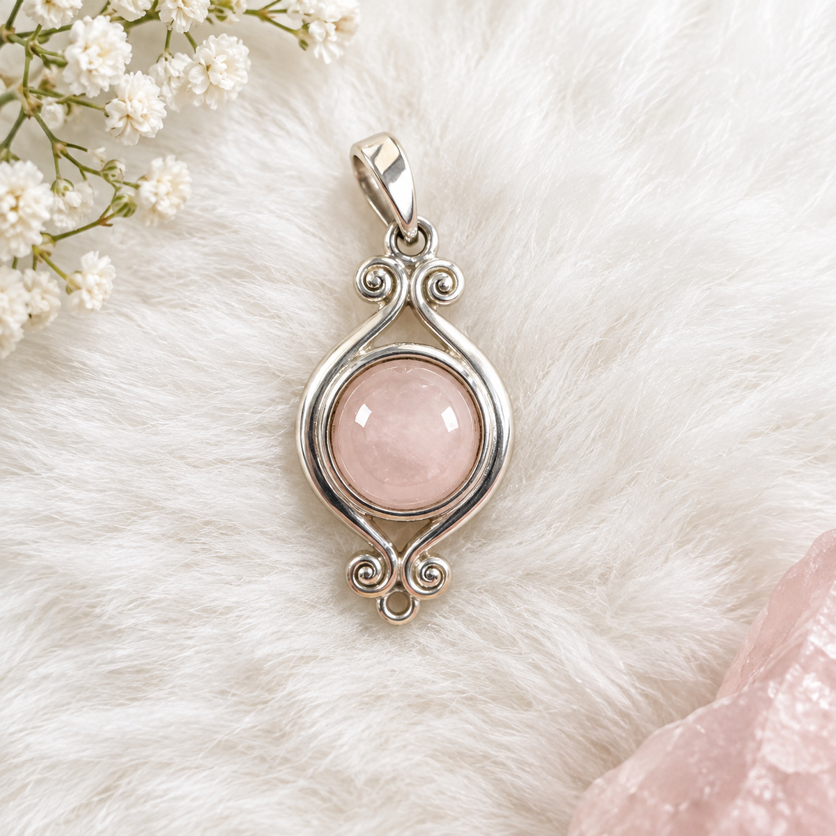 Rose Quartz Pendant