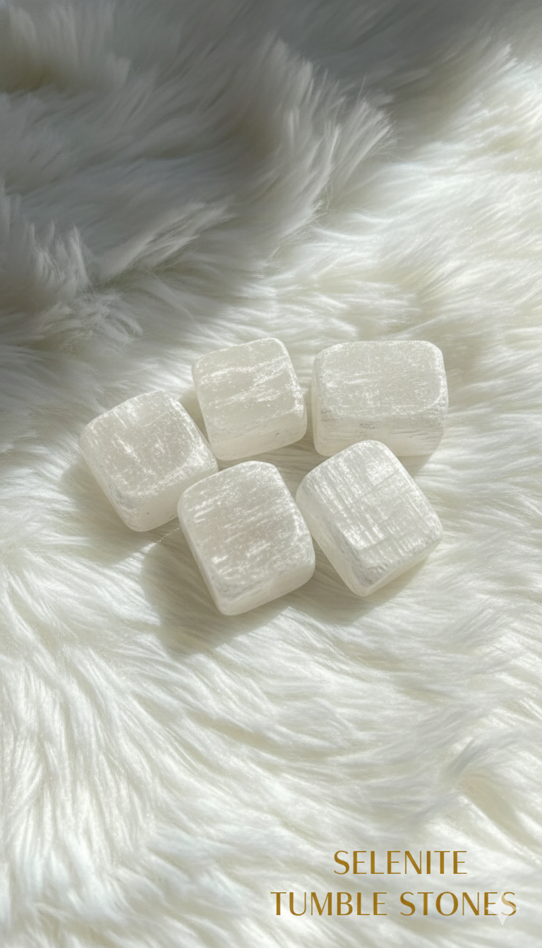 Selenite Tumble Stone