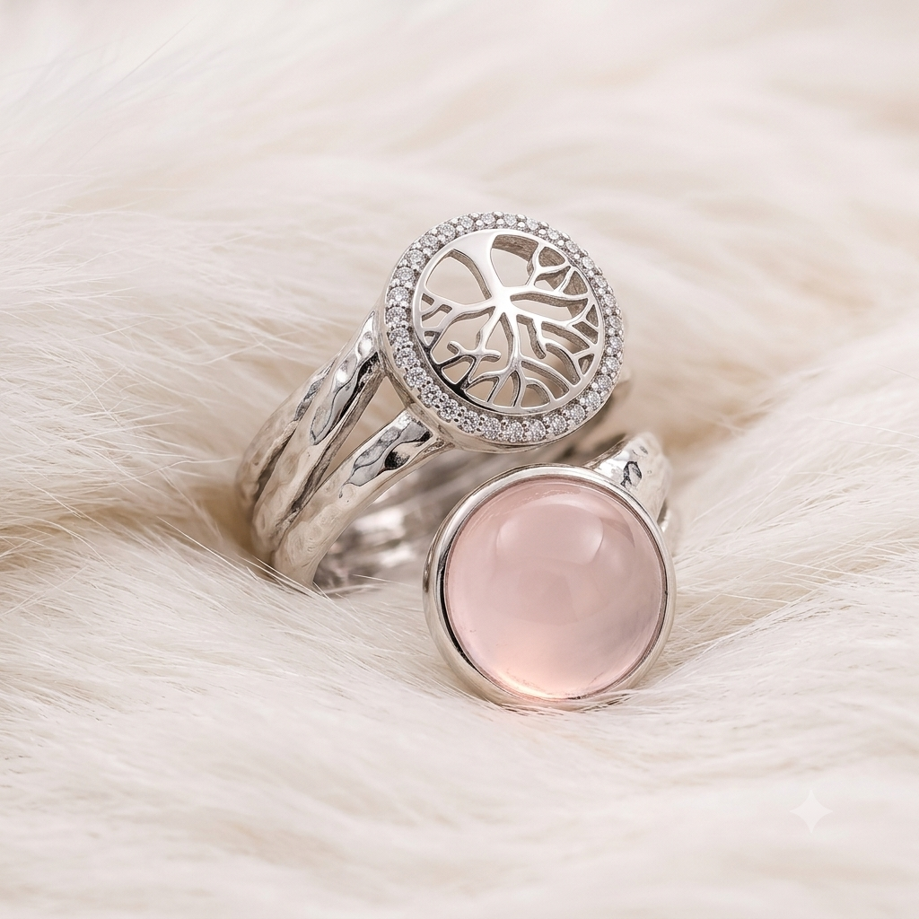 Rose Quartz Ring