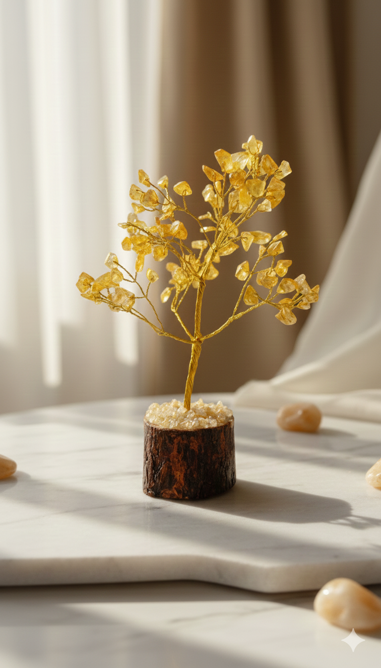 Citrine Crystal Tree