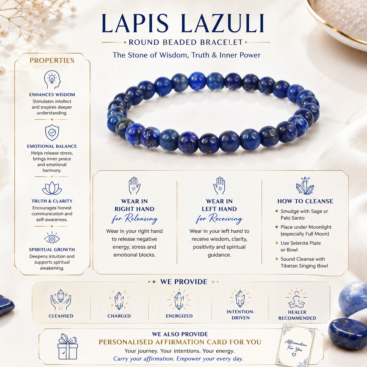 Lapis Lazuli Bracelet