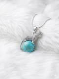 African Turquoise Pendant