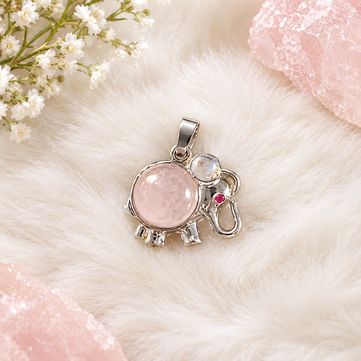 Rose Quartz Pendant