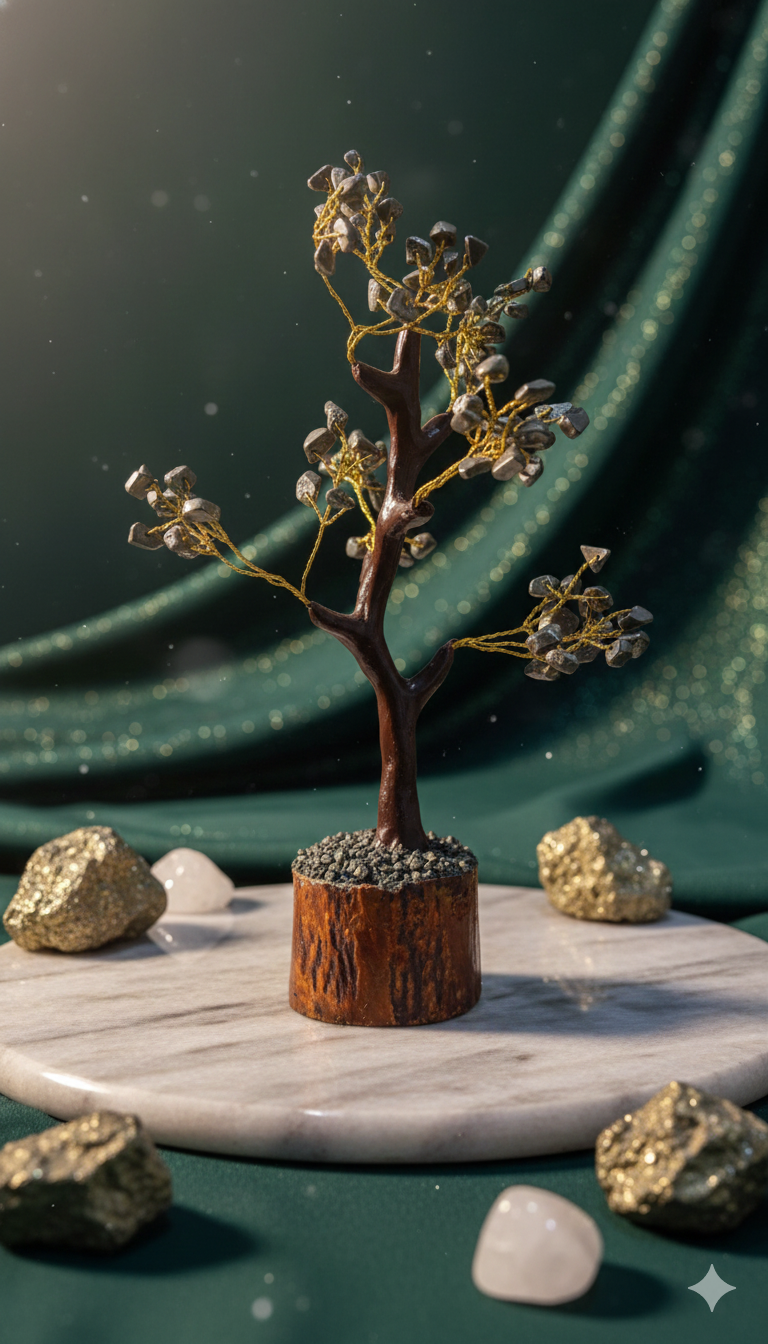 Pyrite Crystal Tree