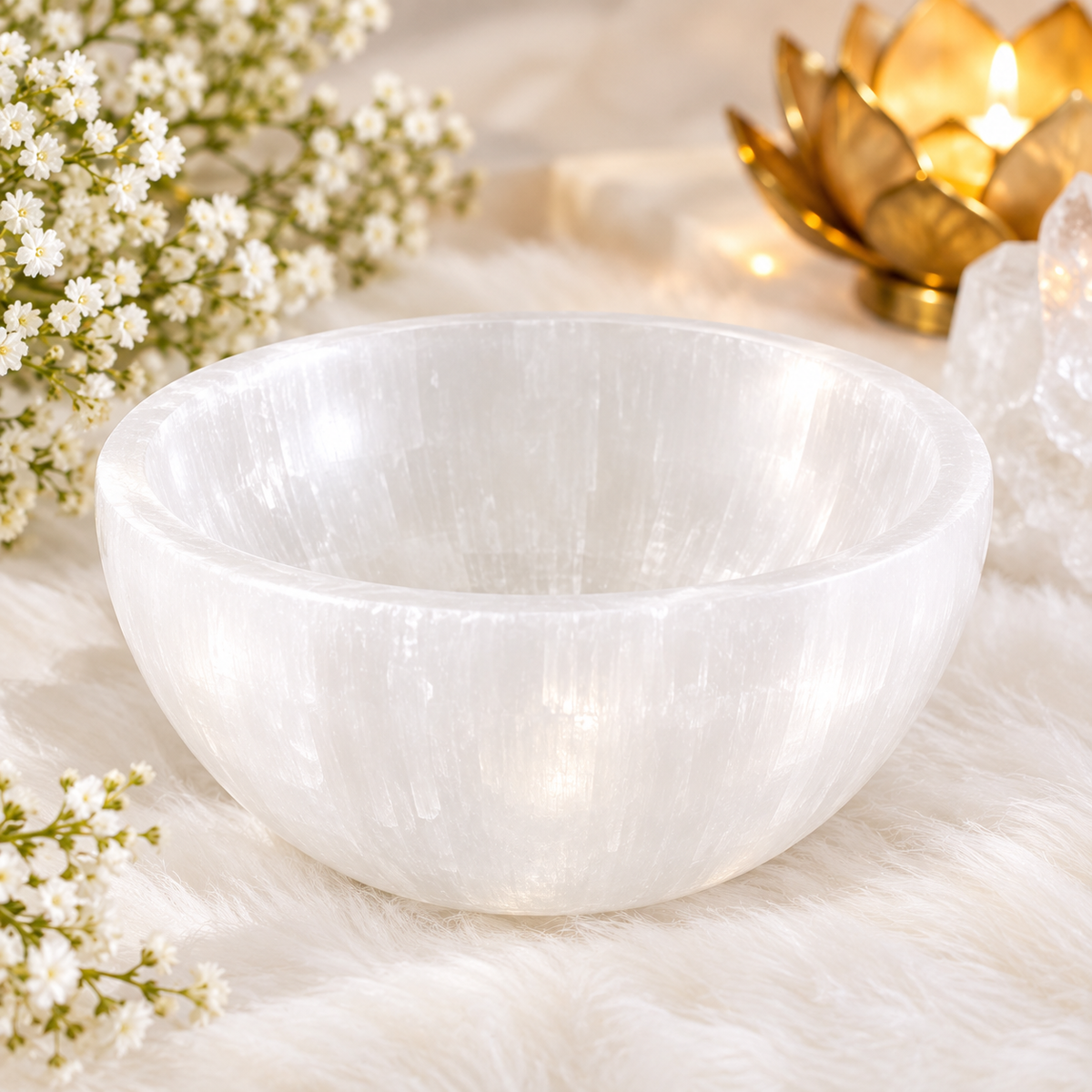 Selenite Bowl